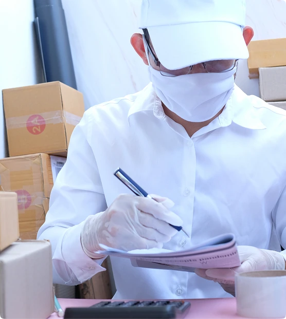 Medical laboratory scientist preparing diagnostic healthcare samples