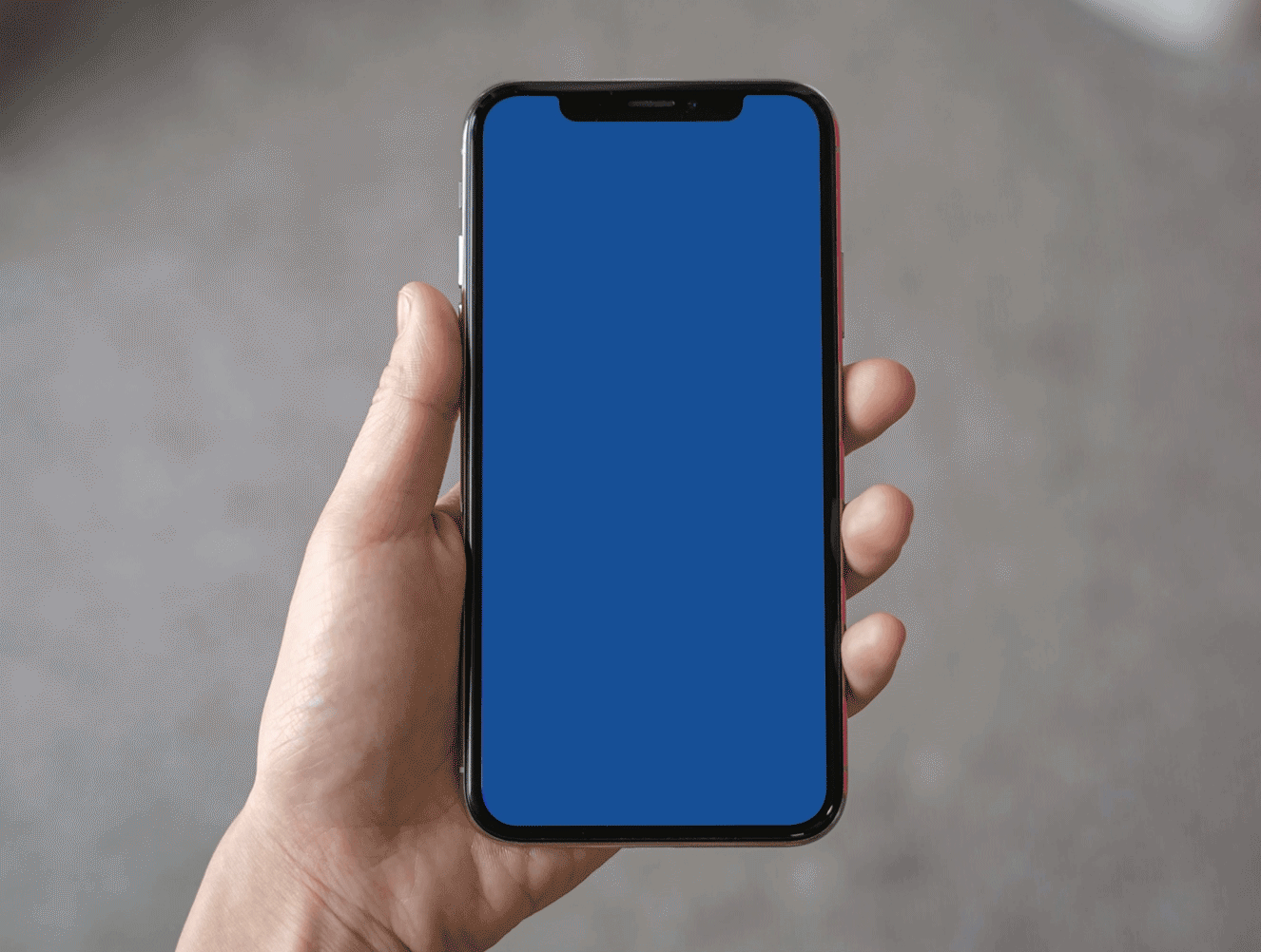 mobile in hand